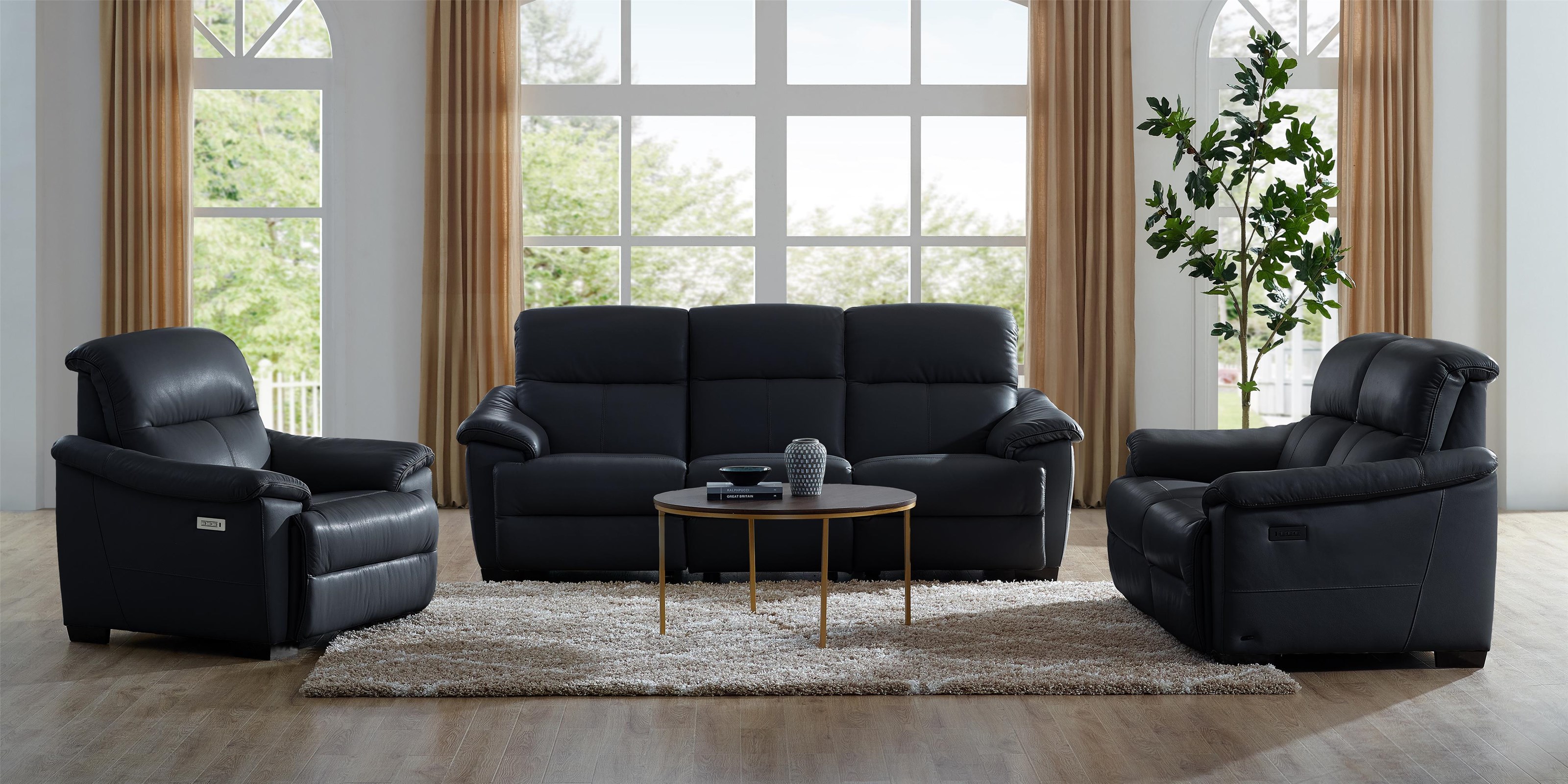 Wall top recliner loveseat